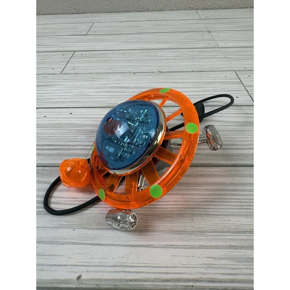 Vintage Penn Plax U.F.O. Interplanetary Voyager Aquarium Ornament Orange